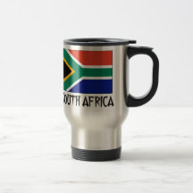 Südafrika-Flagge Teetasse