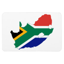 SÜDAFRIKA-KARTE VINYL MAGNET
