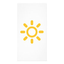 Sun-Ikone Photo Karte