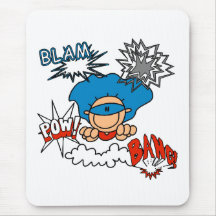 Superjunge Blam Knall-Kriegsgefangen Mauspads