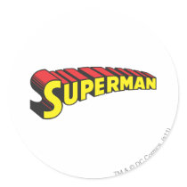 Supermann beschriftet Gelb/Rot