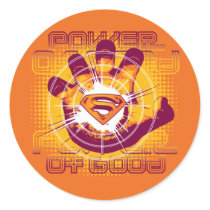 Supermann-Energie des guten Stickers