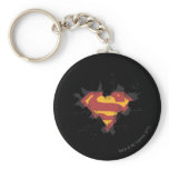 Supermann gebrochenes Metall schlüsselanhängern