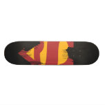Supermann gebrochenes Metall skateboards