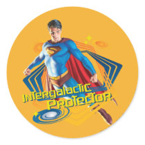 Supermann-intergalaktischer Schutz Sticker