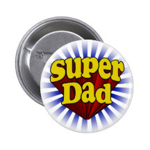 Supervati, Superheld rot/Gelb/Blau Anstecknadelbutton