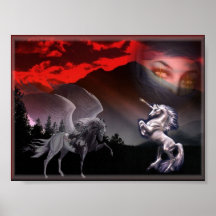 support de bout de licornes affiches