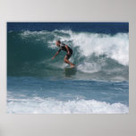 surfendes Mosambik Plakat