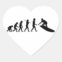 Surfer-surfender Sport Sticker