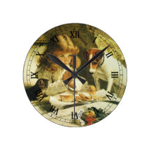 Suspens, dire notre coiffeur de Charles Burton de  Horloges Murales
