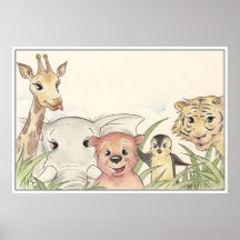 Süße Tiere Plakatdrucke