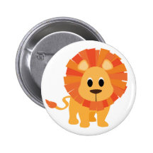 Süßer Löwe Anstecknadelbuttons