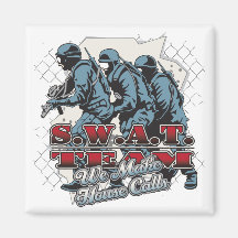 SWAT-Team-Hausbesuche Magnete