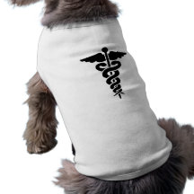 Symbole médical tee-shirts pour chien