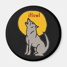T5- conception de loup d'iHowl Aimant