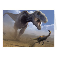 T Rex Grußkarte