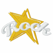 T-shirt brodé de vedette du rock