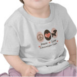 T-shirt de bébé de laboratoires de chocolat d'amou