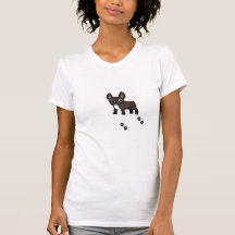 T-shirt de bouledogue français