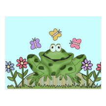 T-shirts et cadeaux de grenouille de jardin d'agré cartes postales