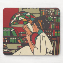 T-STÜCK Buch-Wurm Mousepads