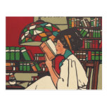 T-STÜCK Buch-Wurm Postkarte
