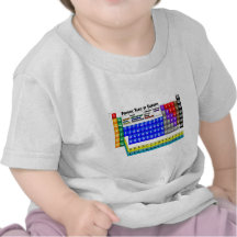 Tableau des éléments périodique t-shirt