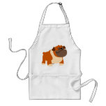 Tablier anglais de cuisine de bouledogue de bande  tabliers