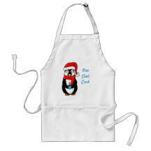 Tablier de pingouin de Noël