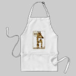 Tablier en bronze d'or de maman de girafes tabliers