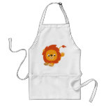 Tablier gai mignon de cuisine de lion de bande des tabliers