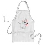 Tablier mignon de cuisine de bull-terrier de bande tabliers