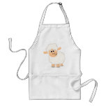 Tablier mignon de cuisine de moutons de bande dess tabliers