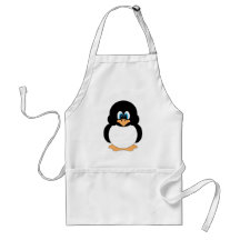 Tablier mignon de pingouin