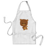 Tablier mignon d'ours de "bon Vibe" de bande dessi tabliers