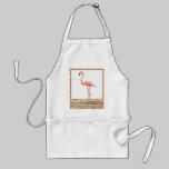Tablier musical rose de flamant tabliers