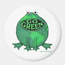 Tag der Erde-grüne Umwelt-T-Shirts Magnete