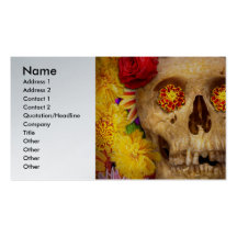 Tag der Toten - Dia de Los Muertos Visitenkarten Vorlagen