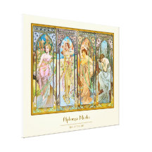 Tageszeit - Alphonse Mucha Gespannte Galerie Drucke