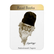 Tagore Eckiger Magnet