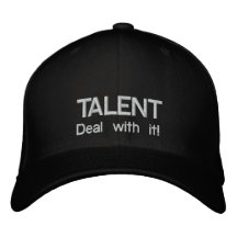Talent - Abkommen mit ihm! Bestickte Baseballmützen