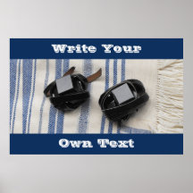 Tallis et Tefillin - écrivez votre propre texte Posters