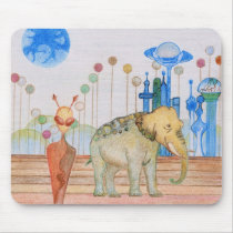 TAMA und ihr Elefant Mousepad