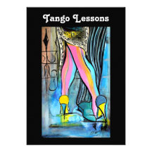 Tango-Lektions-Einladung