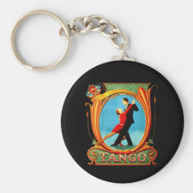 Tango-Tänzer Schlüsselanhänger