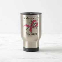 Tante - im Gedächtnis - Brustkrebs Kaffee Tasse