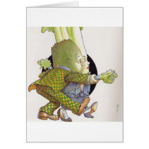 Tanzenveggie-Anmerkungs-Karte