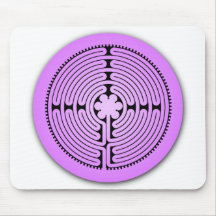 Tapis de souris de labyrinthe de Chartres