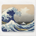 Tapis de souris de tsunami d'Ukiyo-e - de Hokusai
