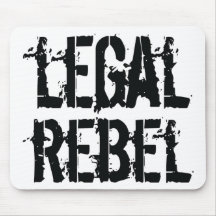 Tapis de souris rebelle juridique